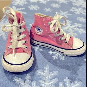 Converse Pink Toddler Girl Sneakers